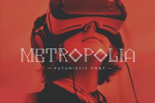 Metropolia - Futuristic font Font Download