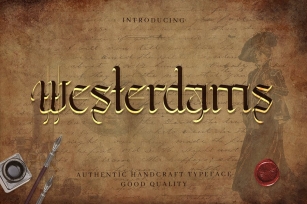 Westerdams - Vintage Handcraft Calligraphy Font Download