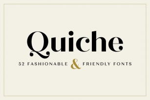 Quiche Font Family Font Download