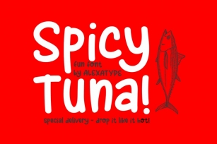 Spicy Tuna - Fun Children Font Font Download