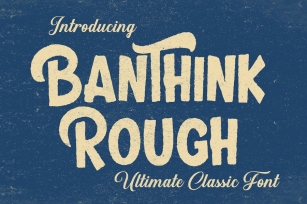 Banthink Rough Font Download