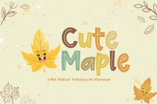 Cute Maple Font Font Download