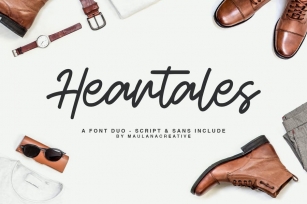 Heartales - Font Duo Script Sans Font Download
