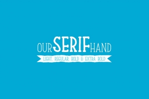 Our Serif Hand Family Font Download