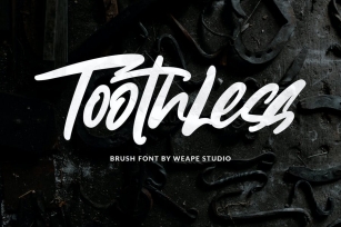 Toothless Brush Font Font Download
