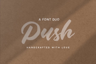 Push Font Duo Font Download