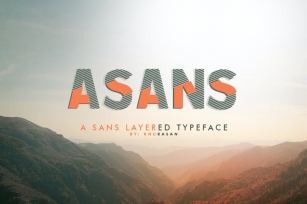 Asans Layered Font Font Download