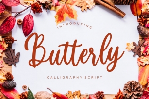 Butterly Calligraphy Script Font Download