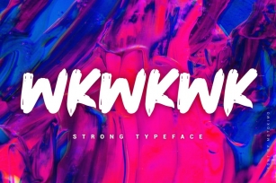 Wkwkwk - Strong Bold Typeface Font Download
