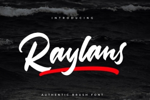 Raylans Brush Font Font Download
