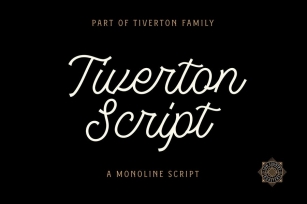 Tiverton Script Light Font Download