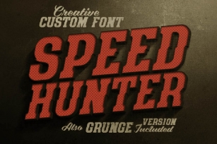 SpeedHunter Font Font Download