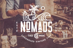 Nomads - The Farmer Original Typeface Font Download