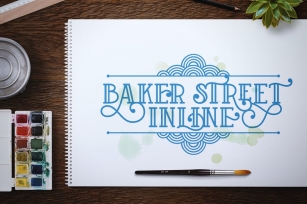 Baker Street Inline Font Download