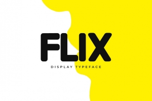 FLIX - Unique Display / Logo Typeface Font Download