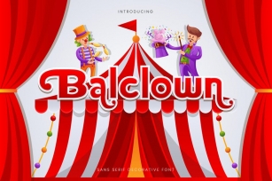 Balclown - Fun Bold Children Font Font Download