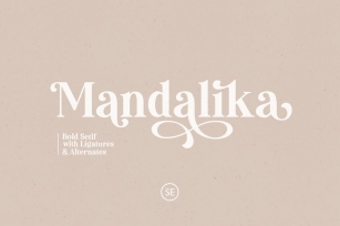 Mandalika - Modern Bold Serif Font Download