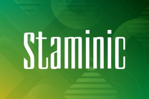 Staminic Font Download