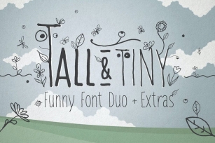 Tall & Tiny Font Duo Font Download