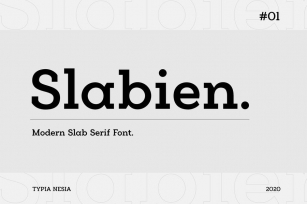 Slabien - Slab Serif Font Font Download