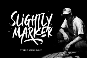 Slightly Marker - Brush Font Font Download