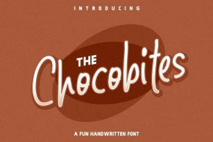 The Chocobite - Fun Handwritten Font Font Download