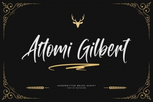 Attomi Gilbert - Cool Handwritten Font Font Download