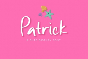 Patrick Cute Display Font Font Download