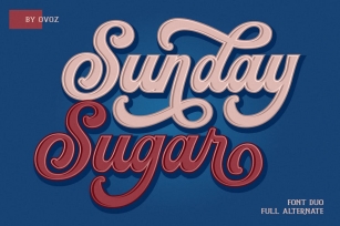 Sunday Sugar Script Font Font Download