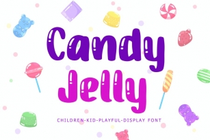 Candy Jelly Playful Display Font Font Download