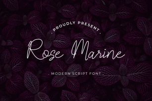 Rose Marine Handwritten Script Font Download