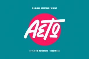 Aeto - Brush Handmade Font Font Download