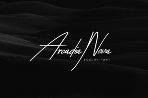 Arcadia-Nova Handwritten / Luxury / Script Font Font Download