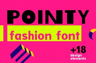 Pointy| bright and elegant font Font Download