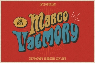 Marco Valmory - Fun Retro Funk Type Font Download
