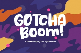 Gotcha Boom Font Download