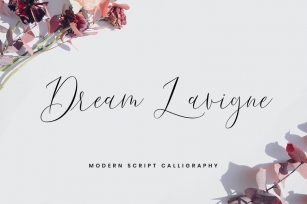 Dream Lavigne Modern Calligraphy Fonts Font Download