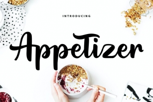 Appetizer | Modern Script Font Font Download