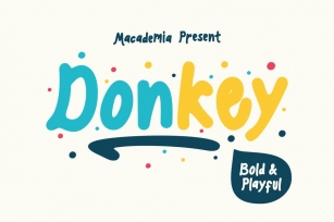 Donkey  - Playful Font Font Download
