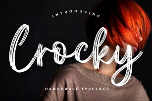 Crocky Handbrush Typeface Font Download