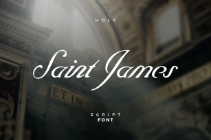 Saint James Script Font Font Download