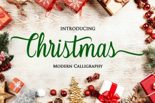 Christmas - Modern Calligraphy Font Font Download
