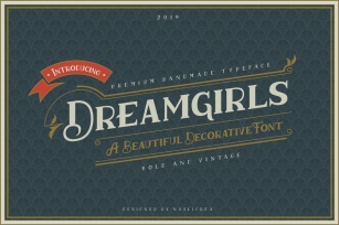 Dreamgirls - Vintage Decorative Serif Font Font Download