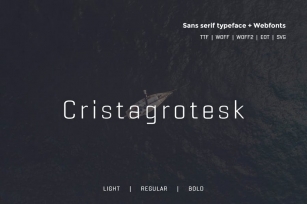Cristagrotesk - Typeface + Webfonts Font Download