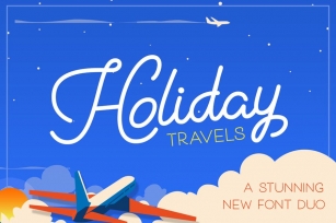 Holiday Travel Font Duo Font Download