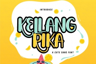 Kellang Rika | Cute Sans Font Font Download