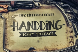 Hannding Script Duo Font Download