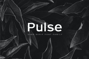 Pulse - A Modern Sans-Serif Typeface Font Download