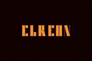 Elreon Font Download