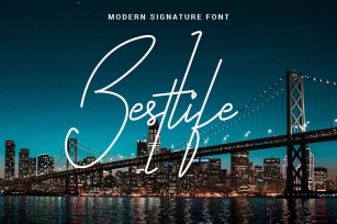 Bestlife - Single Line Font Font Download